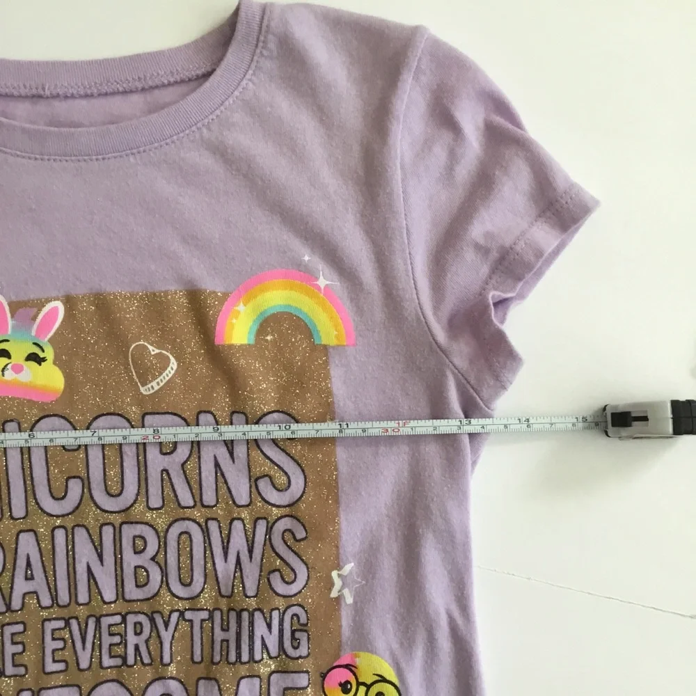Children’s Place Girl’s T-Shirt Unicorn’s Size M